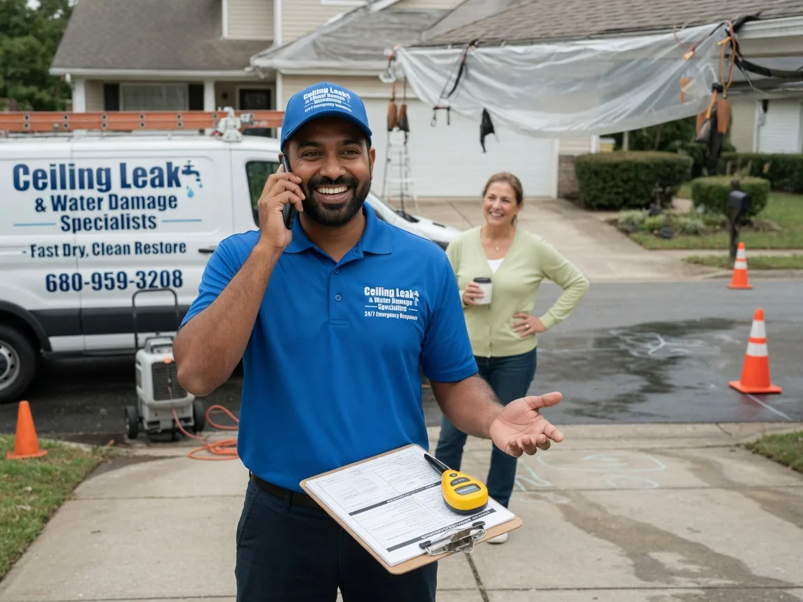 Ceiling Leak Cleanup Worthington, WV FAQs